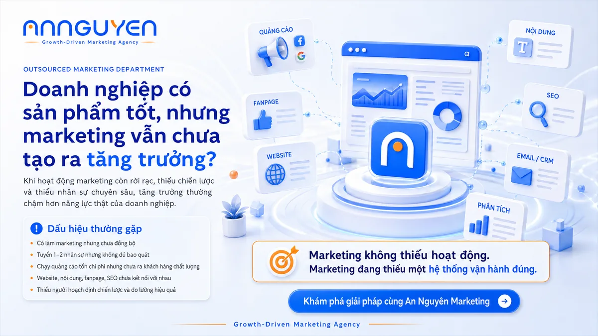 Điểm khác biệt của phòng marketing thuê ngoài An Nguyên Marketing