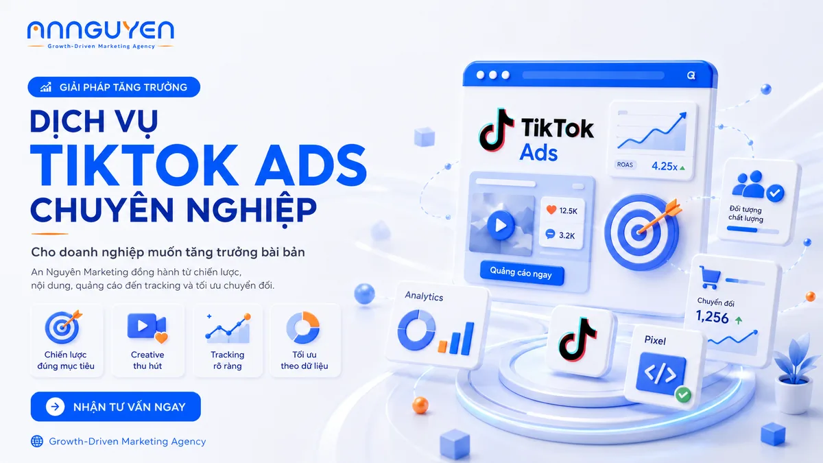 Dịch vụ TikTok Ads chuyên nghiệp cho doanh nghiệp muốn tăng trưởng bài bản - Hinh anh 1