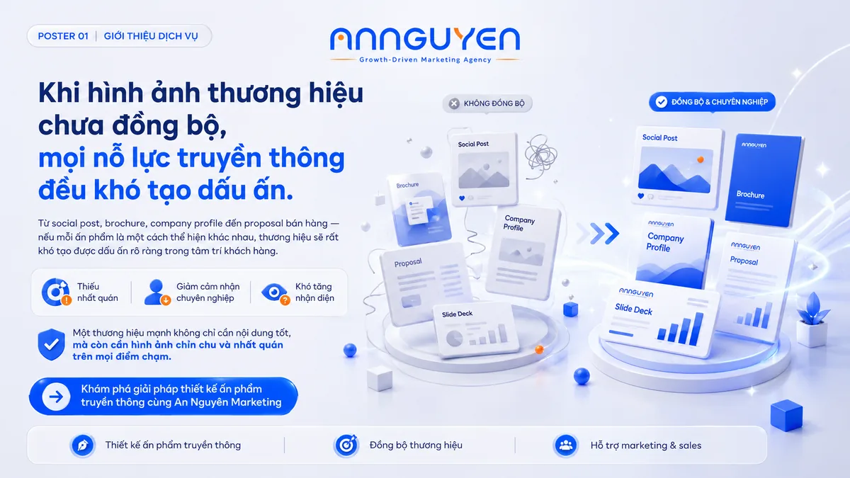 Tại sao chọn An Nguyên Marketing thiết kế ấn phẩm truyền thông