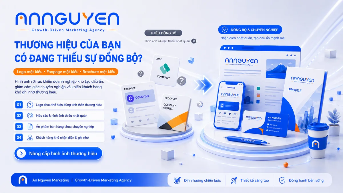 Thiết kế bộ nhận diện thương hiệu chuyên nghiệp cùng An Nguyên Marketing - Hình ảnh 2