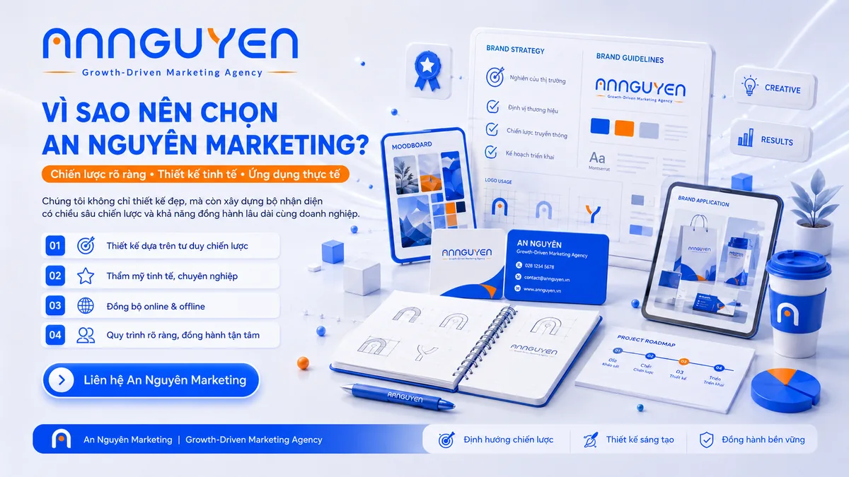 Thiết kế bộ nhận diện thương hiệu chuyên nghiệp cùng An Nguyên Marketing - Hình ảnh 3