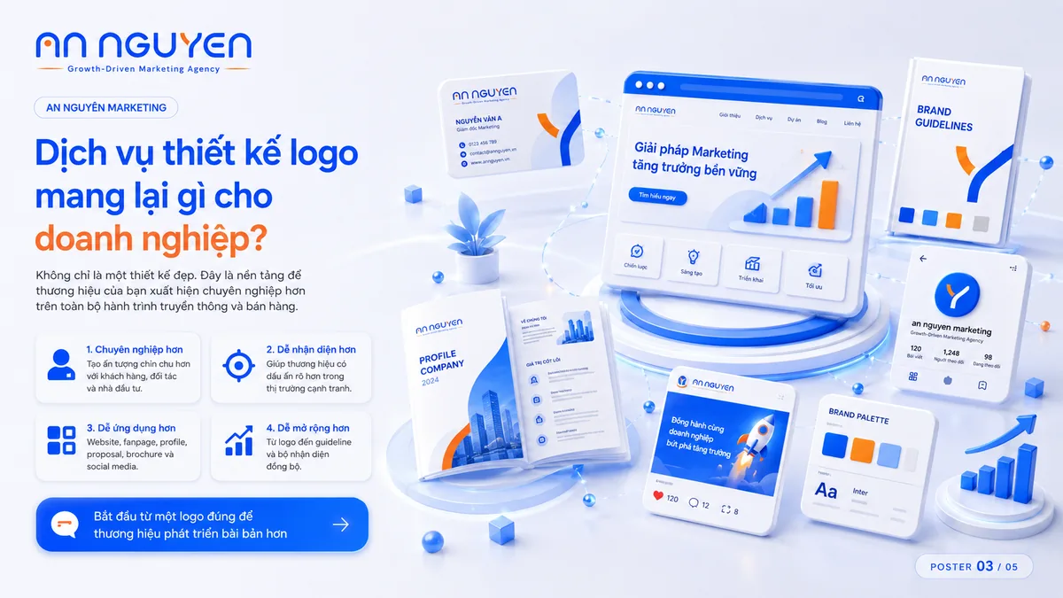 Dịch vụ thiết kế logo thương hiệu chuyên nghiệp - An Nguyên Marketing