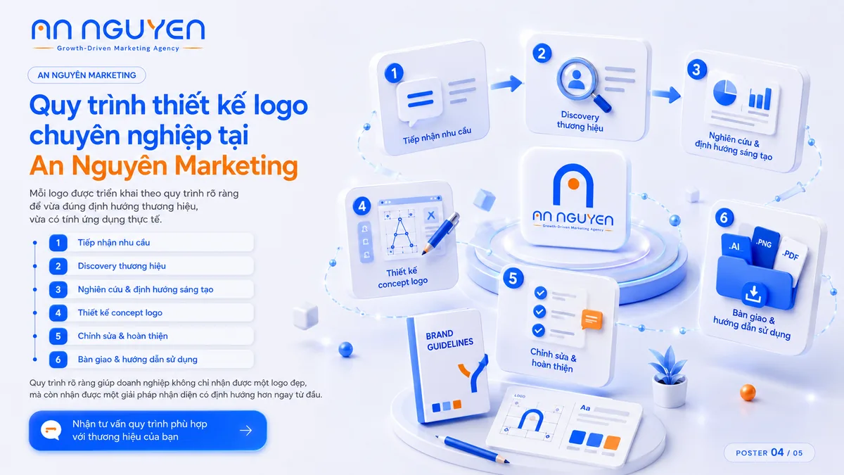 Dịch vụ thiết kế logo doanh nghiệp - An Nguyên Marketing