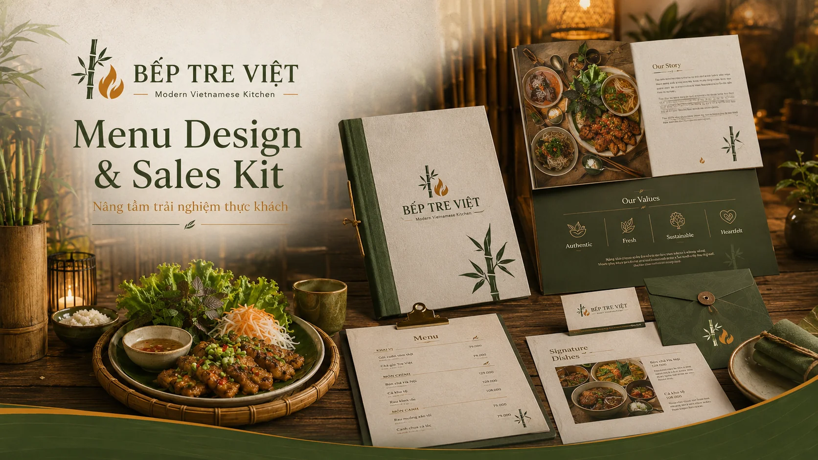 Bếp Tre Việt — Modern Vietnamese Kitchen: Câu chuyện thương hiệu ẩm thực Việt chinh phục thực khách trẻ