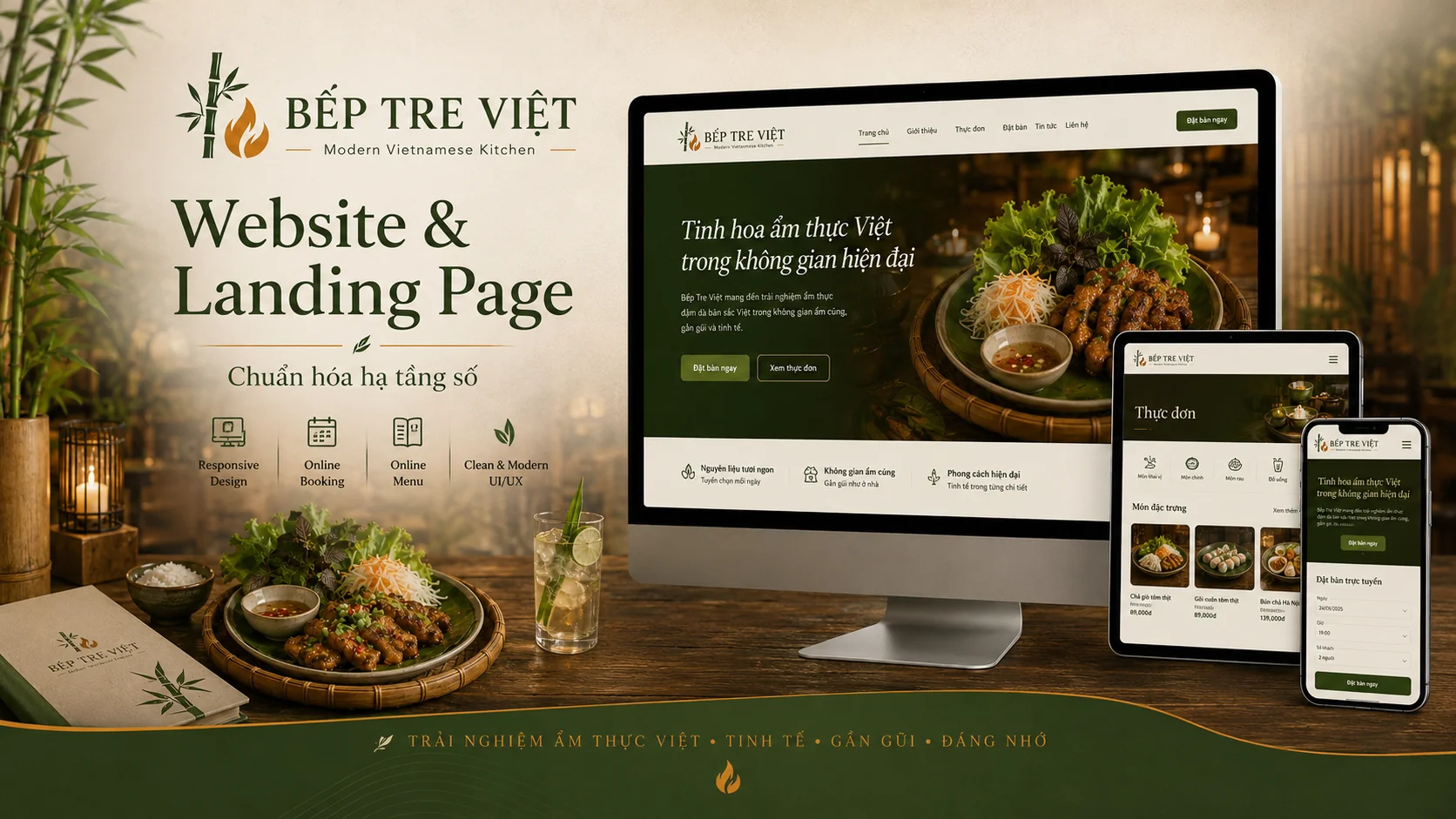 Bếp Tre Việt — Modern Vietnamese Kitchen: Câu chuyện thương hiệu ẩm thực Việt chinh phục thực khách trẻ