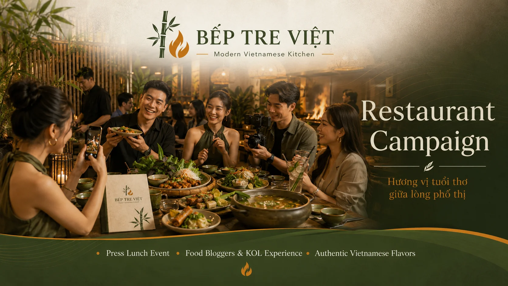 Bếp Tre Việt — Modern Vietnamese Kitchen: Câu chuyện thương hiệu ẩm thực Việt chinh phục thực khách trẻ