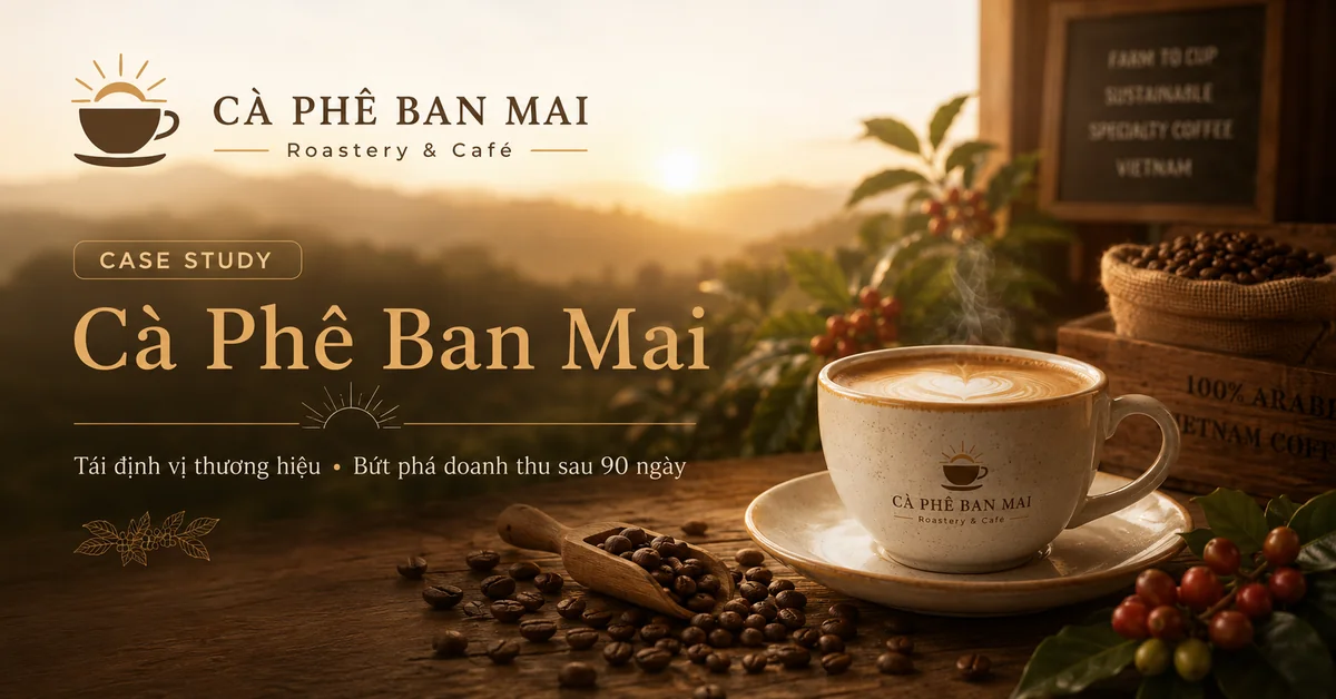 Cà Phê Ban Mai – Tái định vị thương hiệu, bứt phá doanh thu sau 90 ngày