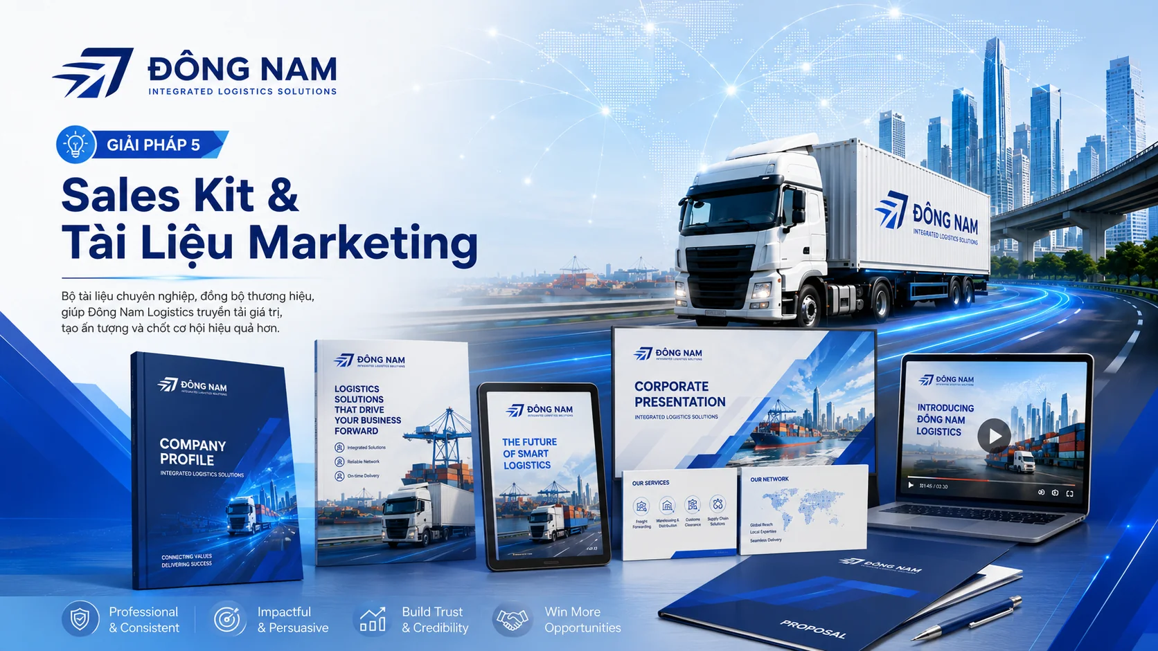 Đông Nam Logistics — Integrated Logistics Solutions: Case Study Chuyển Đổi Số Ngành Logistics