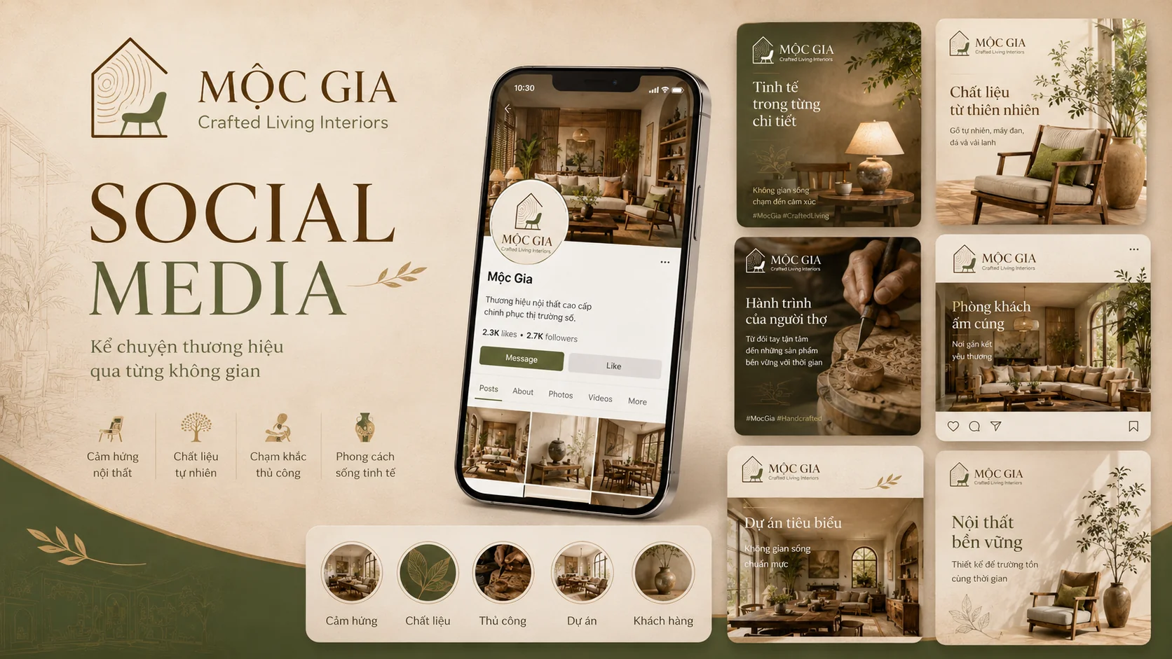 Mộc Gia — Crafted Living Interiors: Câu chuyện thương hiệu nội thất cao cấp chinh phục thị trường số