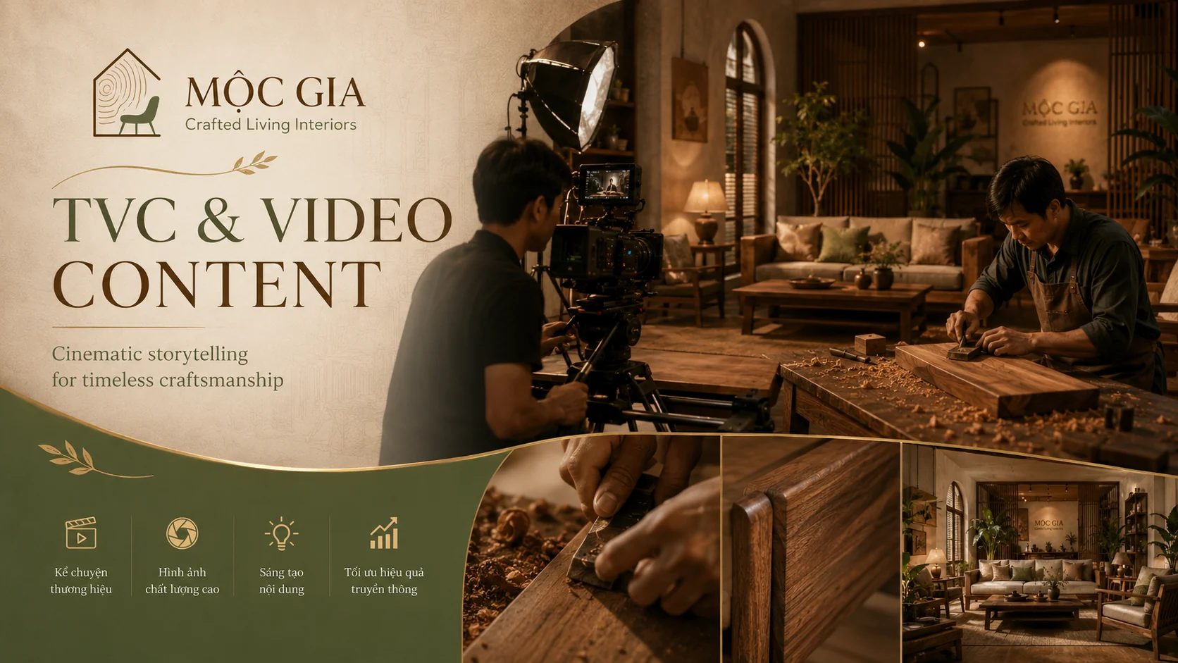 Mộc Gia — Crafted Living Interiors: Câu chuyện thương hiệu nội thất cao cấp chinh phục thị trường số