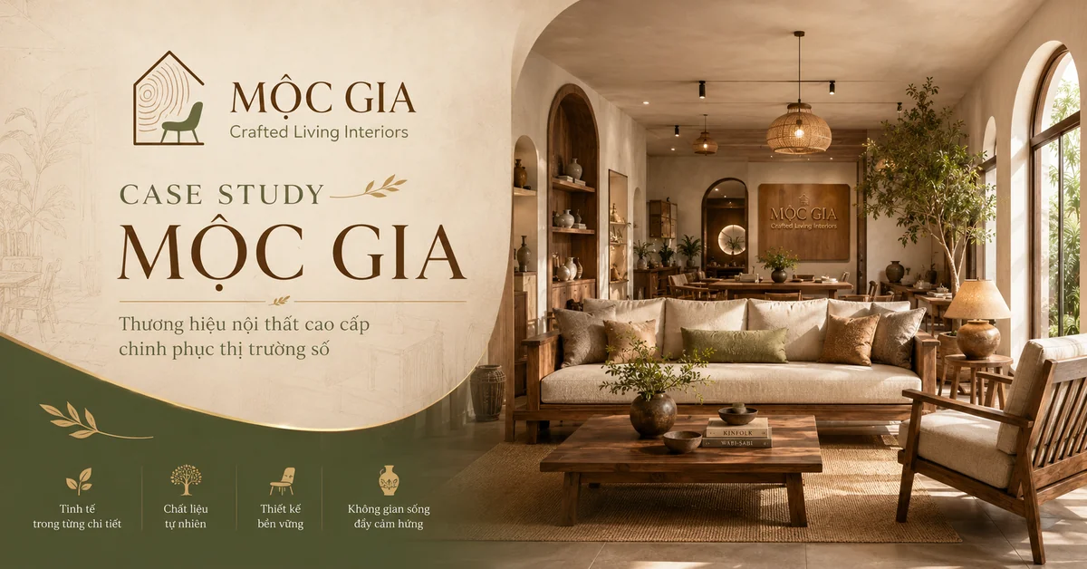 Mộc Gia — Crafted Living Interiors: Câu chuyện thương hiệu nội thất cao cấp chinh phục thị trường số