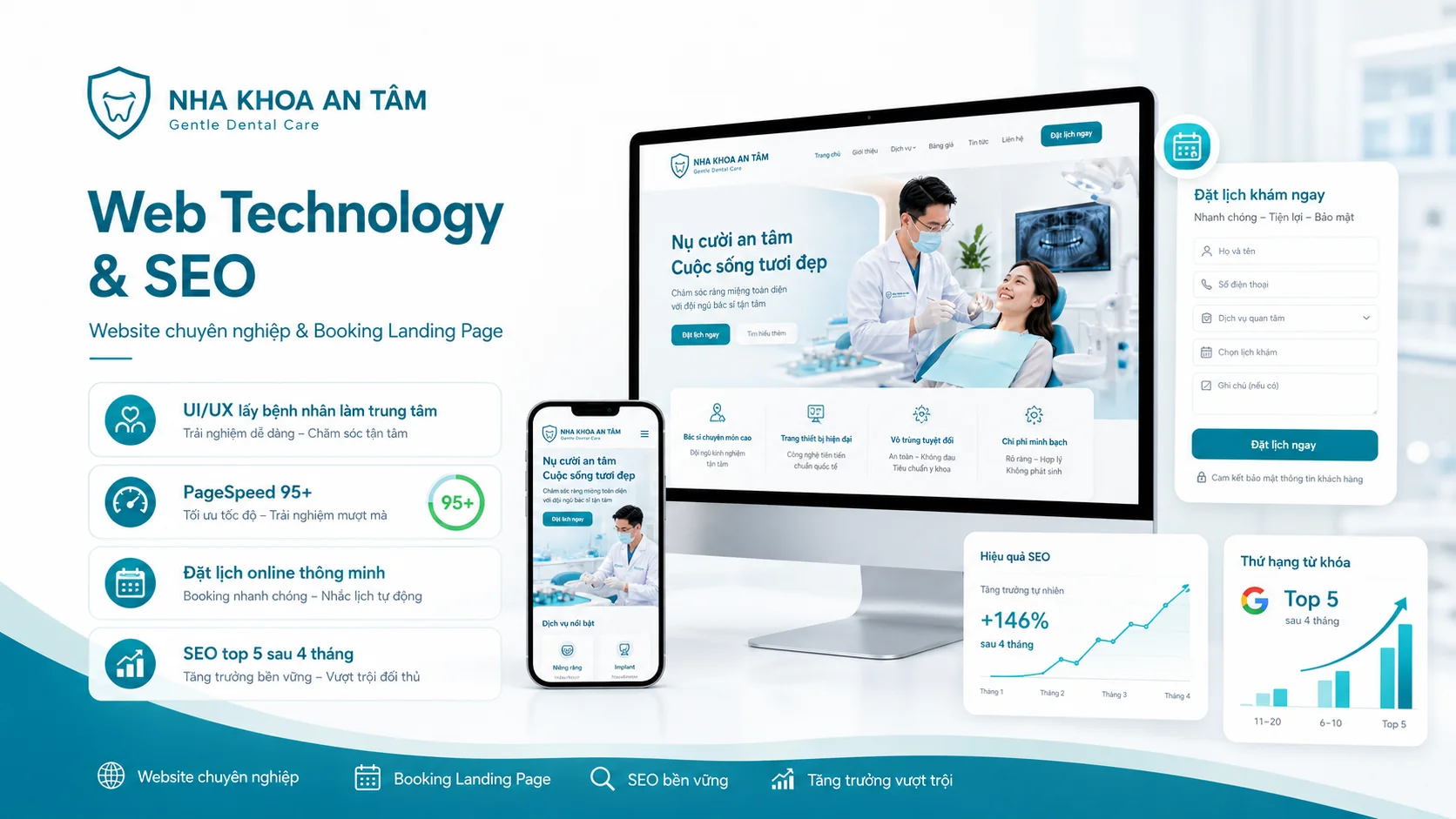 Nha Khoa An Tâm - Gentle Dental Care: Case Study Chuyển đổi số Ngành Nha khoa