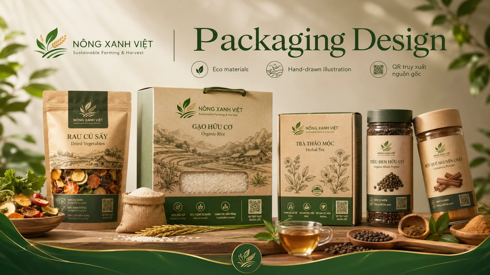 Nông Xanh Việt – Sustainable Farming & Harvest: Hành Trình Xây Dựng Thương Hiệu Nông Nghiệp Sạch