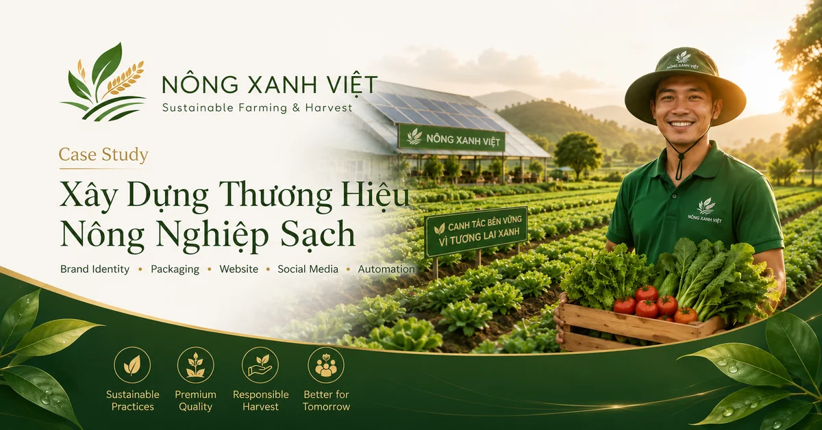 Nông Xanh Việt – Sustainable Farming & Harvest: Hành Trình Xây Dựng Thương Hiệu Nông Nghiệp Sạch