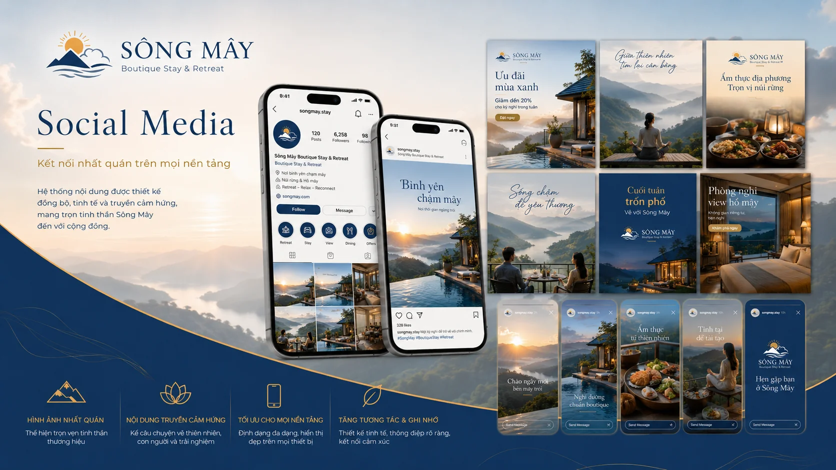 Sông Mây Boutique Stay & Retreat — Câu Chuyện Thương Hiệu