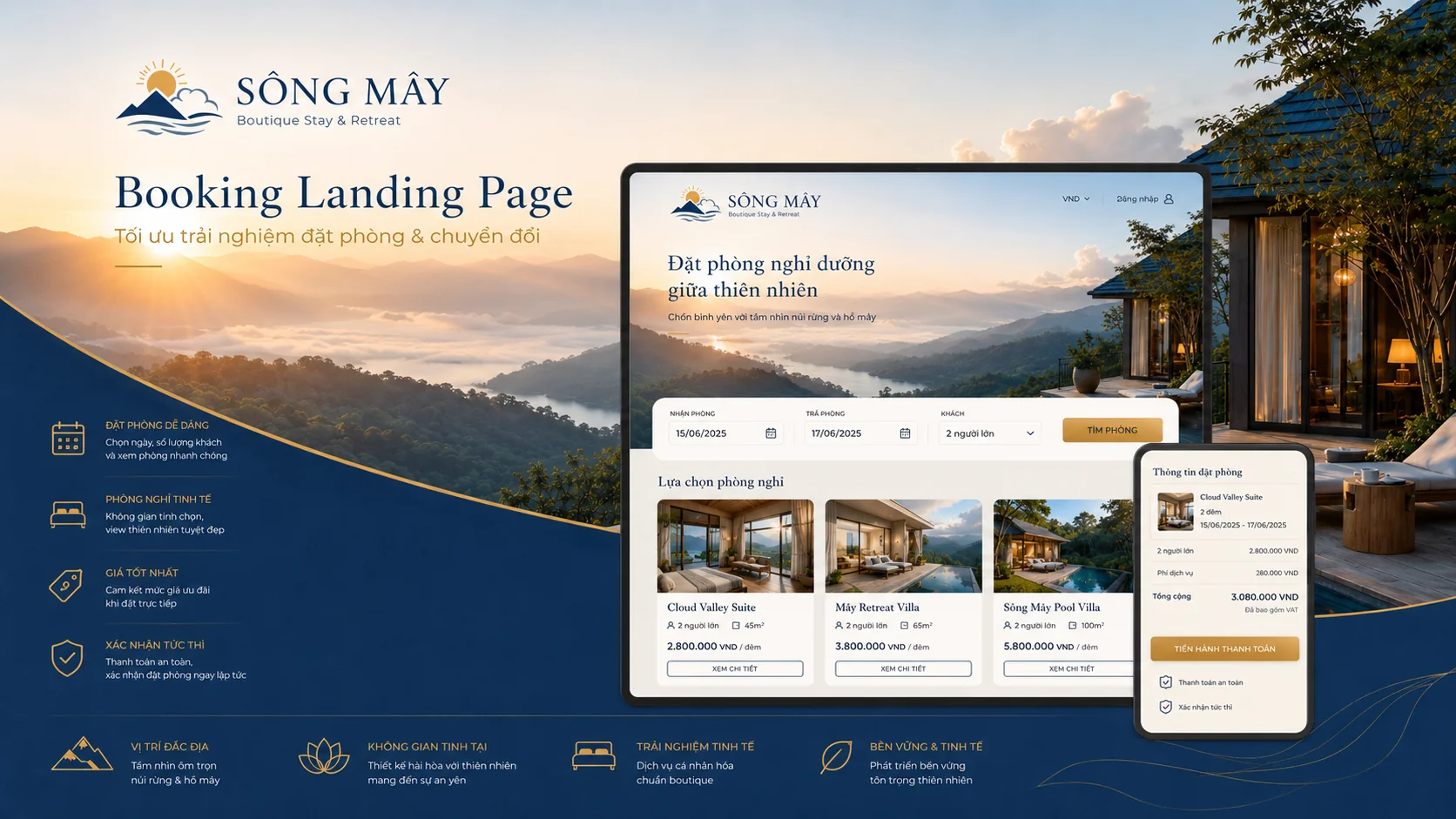 Sông Mây Boutique Stay & Retreat — Câu Chuyện Thương Hiệu