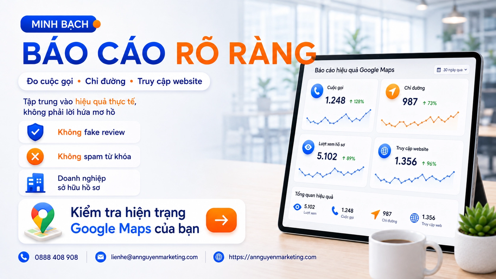 Dịch vụ Google Map tại An Nguyên Marketing