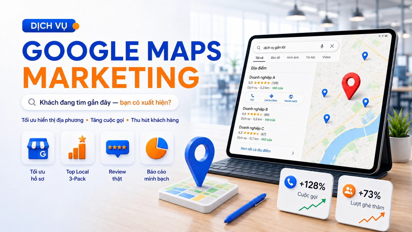 Dịch vụ Google Map tại An Nguyên Marketing