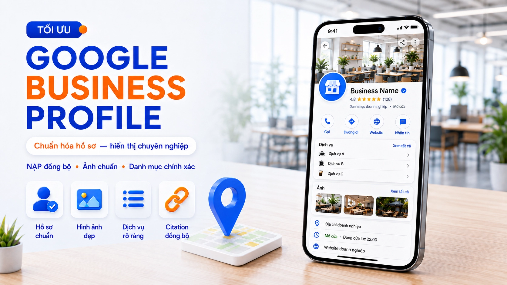 Dịch vụ Google Map tại An Nguyên Marketing