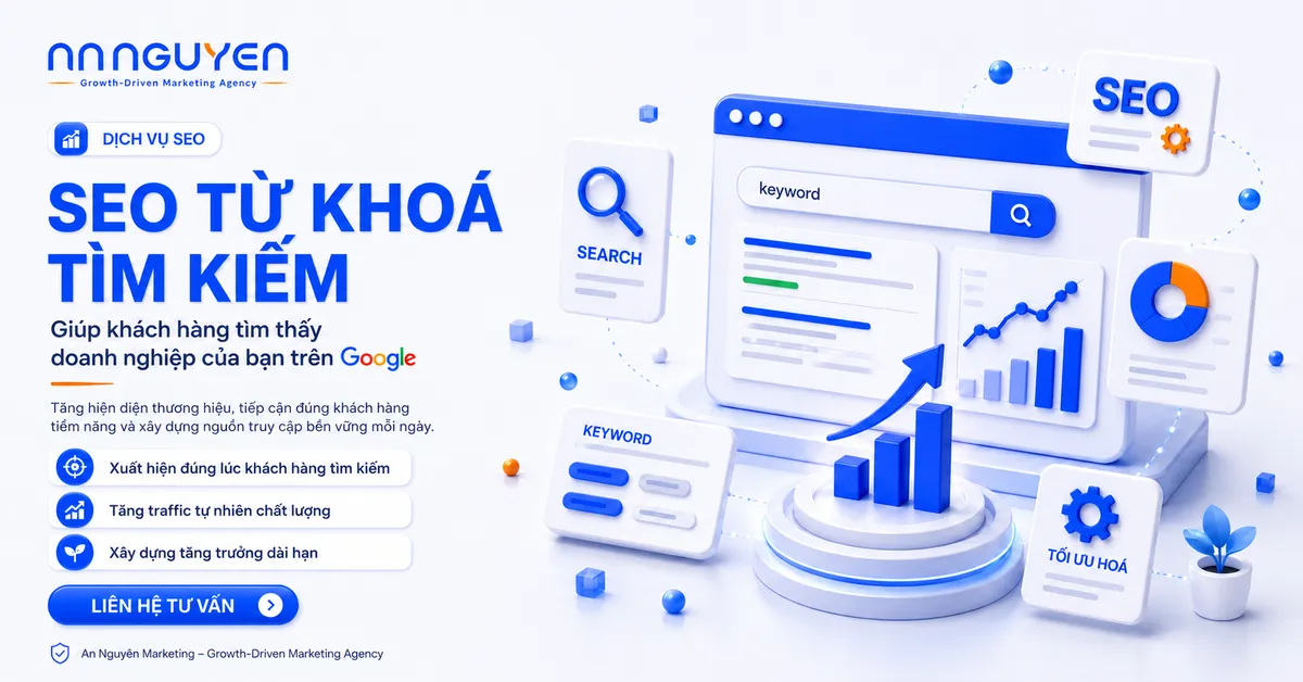 Dịch vụ SEO từ khoá tìm kiếm tại An Nguyên Marketing