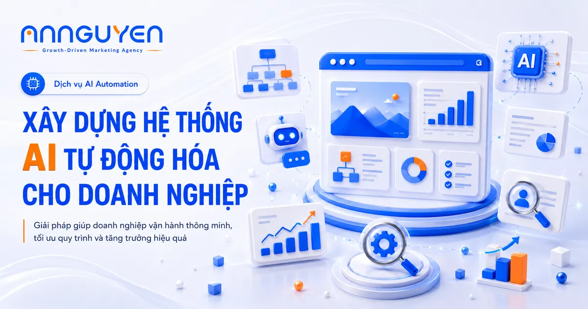 Xây dựng Hệ thống AI tự động hóa cho doanh nghiệp cùng An Nguyên Marketing