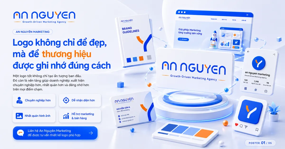 Dịch vụ thiết kế logo chuyên nghiệp cho doanh nghiệp cần xây thương hiệu bài bản